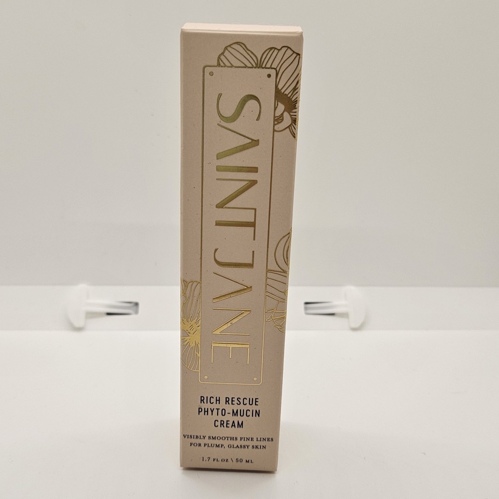 Saint Jane Rich Rescue Phyto-Mucin Cream 1.7oz 50mL Face Moisturizer NIB